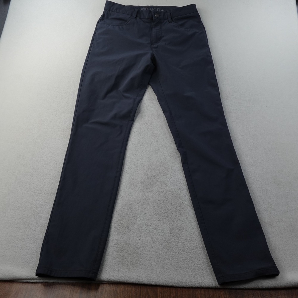 Vuori Meta Pants Mens 30 Navy Performance Stretch Travel Golf Casual Chino V430
